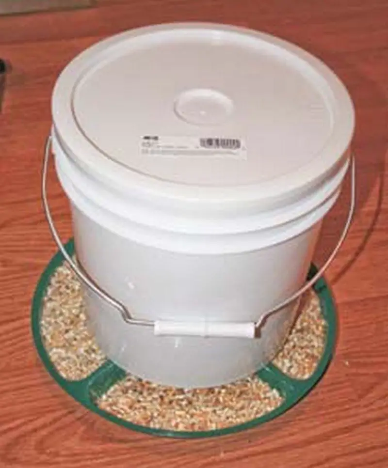 Gallon Bucket and Relish Tray