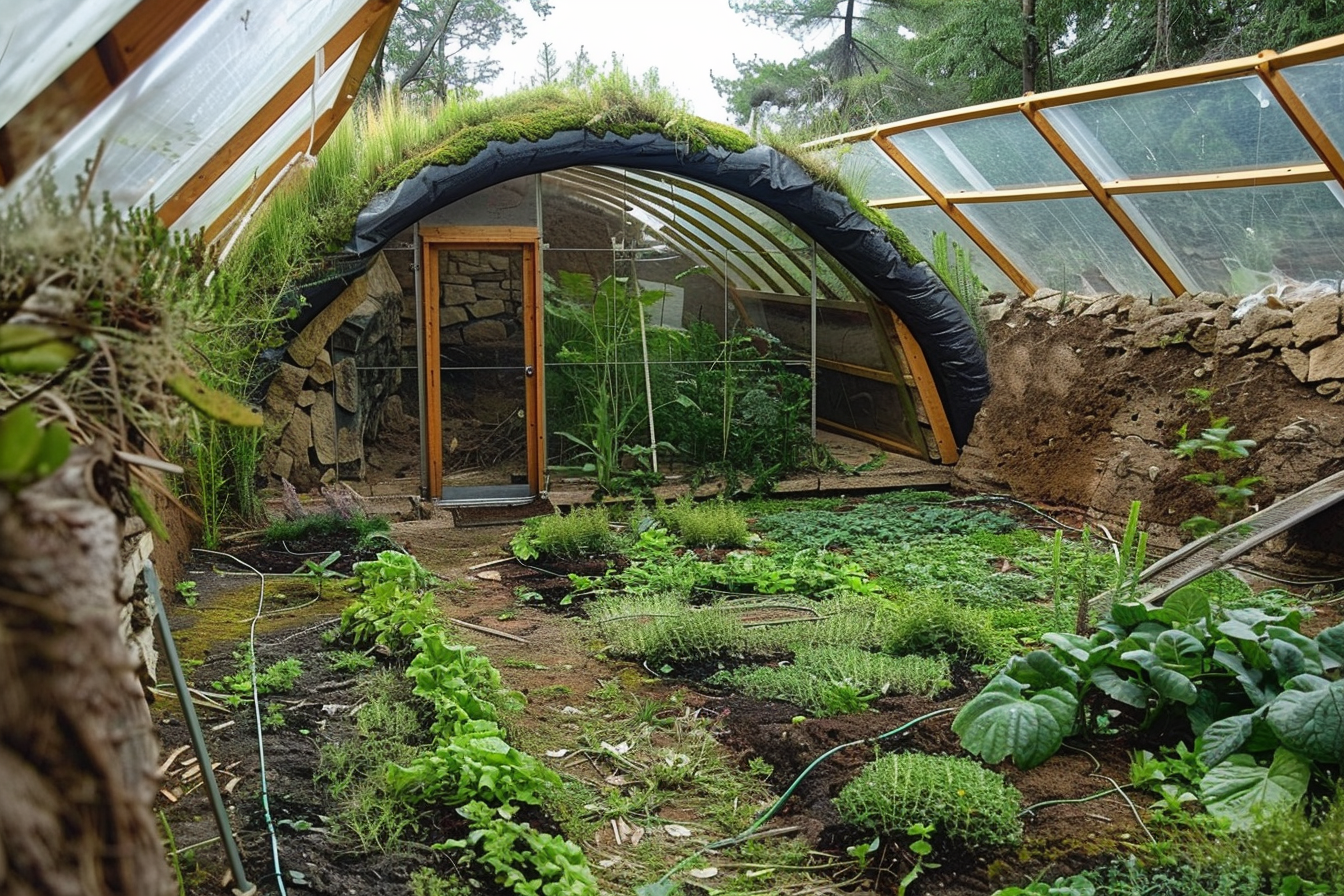 How to Build an Underground Greenhouse to Grow Food Year-Round